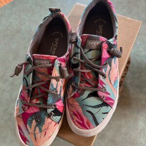 Women's Sperry Coral Pink Mule Sneaker, size 7, NWB